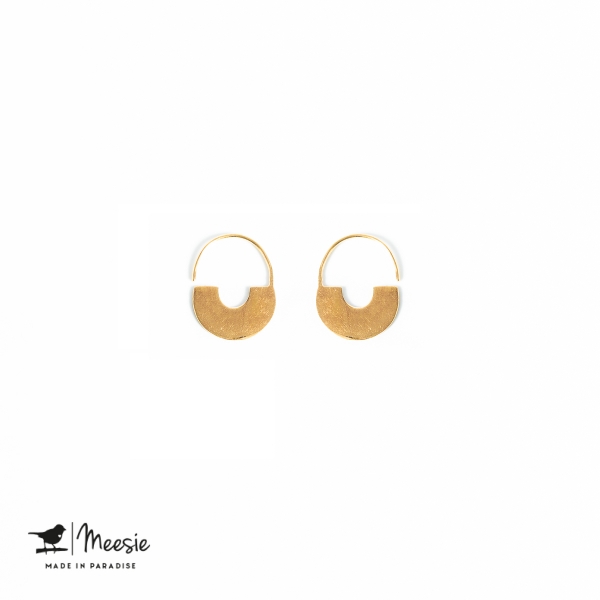 Oorbellen Empress small goud op zilver - 3 sets Oorbellen Empress small goud op zilver - 3 sets